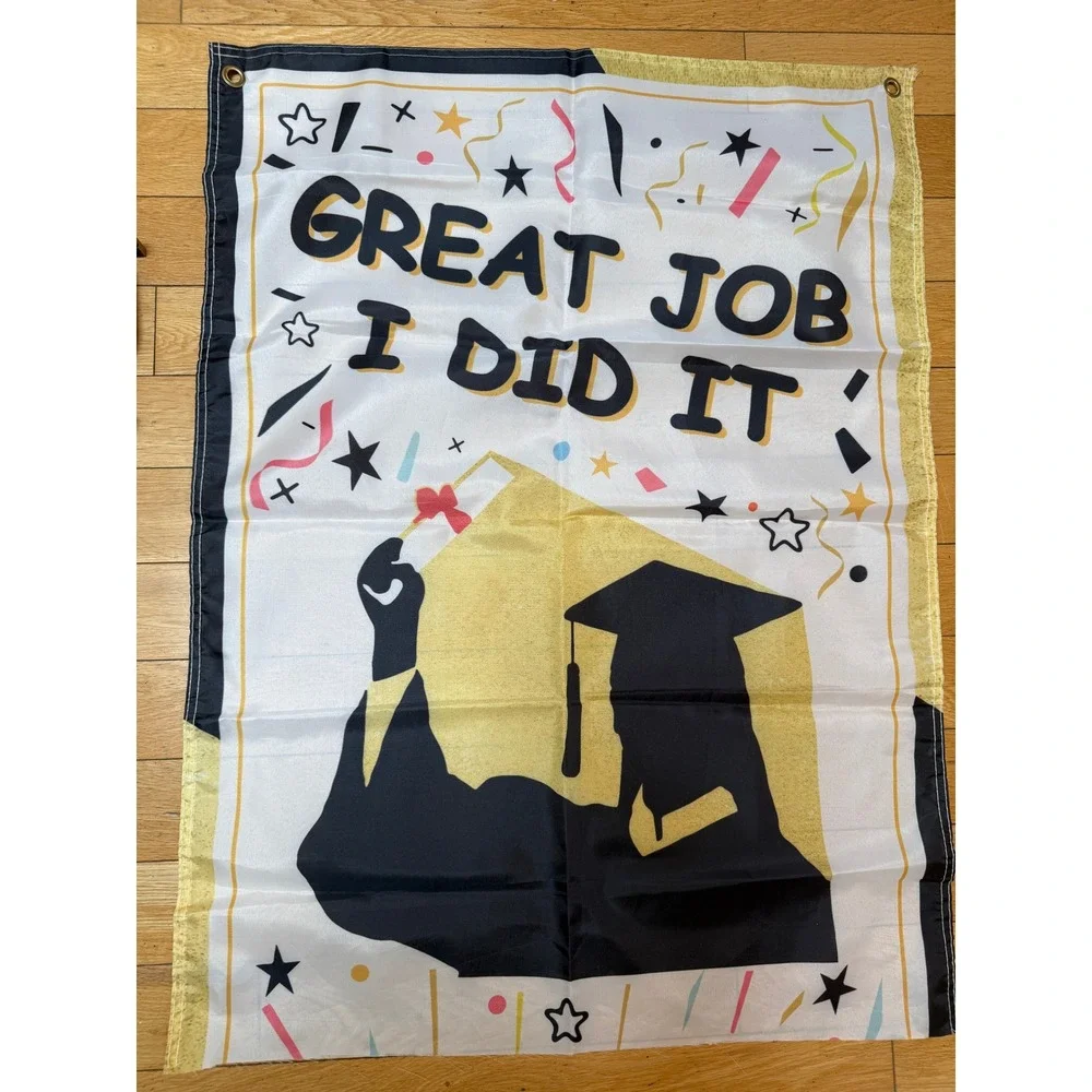 Graduation Party Decor Bundle 2023 Congrats Grad Photo Stand Confetti Lot
